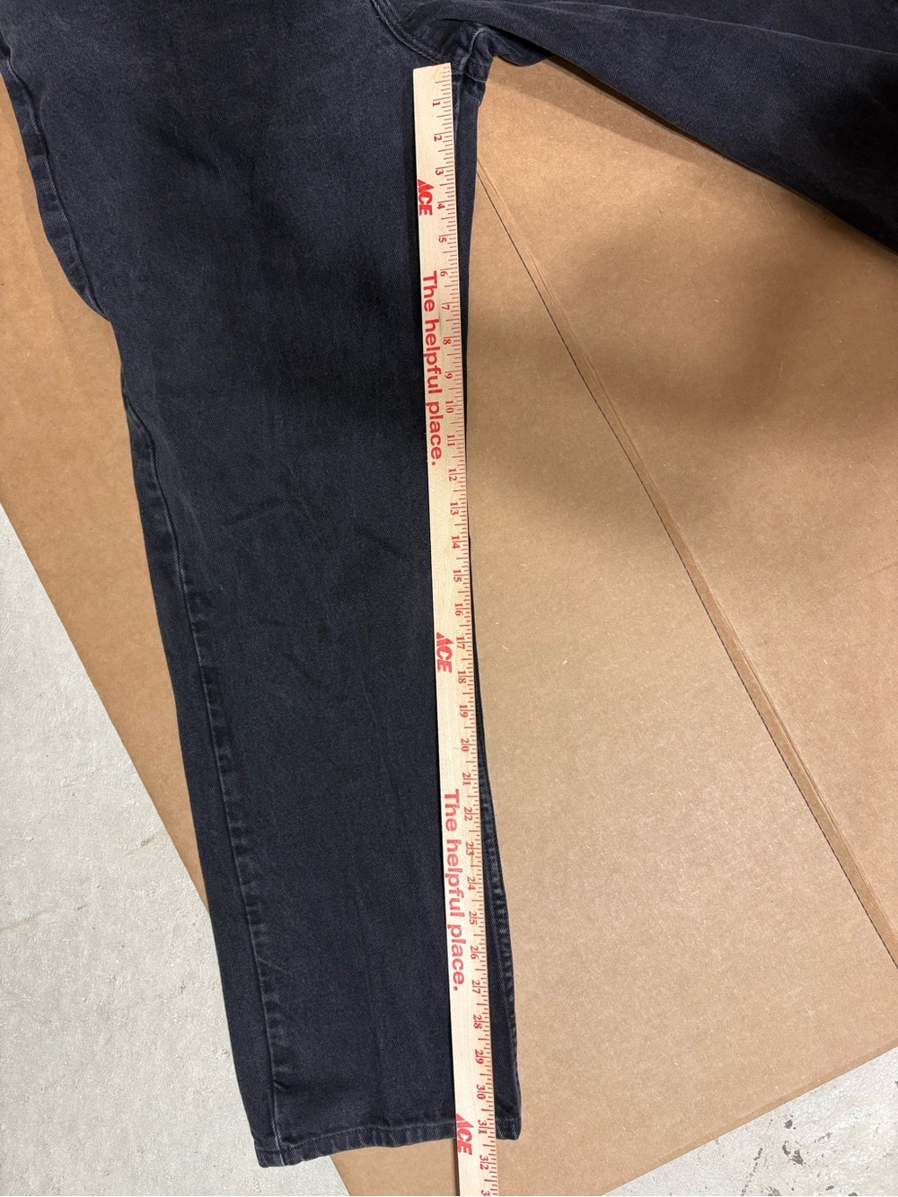 Retro 2008 Harley Davidson Genuine MotorClothes Black Denim Jeans Mens 40x32 Y2K - Picture 15 of 16